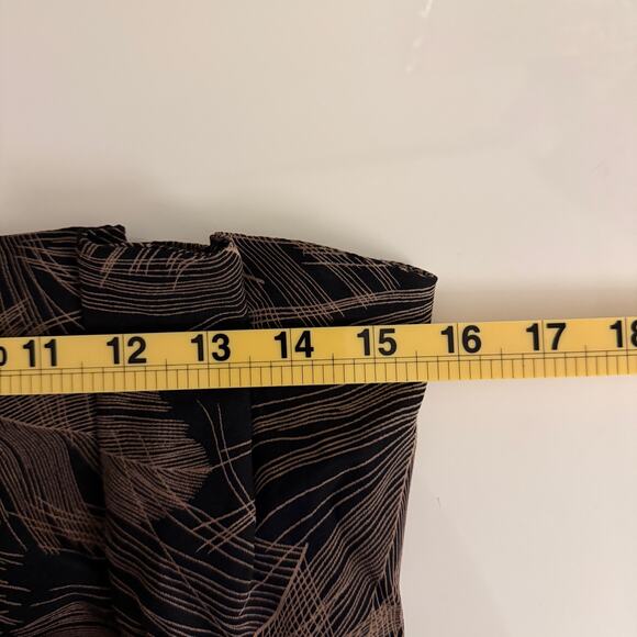 Rory Beca 100% Silk Strapless Maxi Dress 6 Black Brown Cocktail Party Luxury - Picture 7 of 7